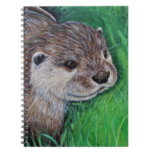 Carnet Peinture de loutre de rivière Little