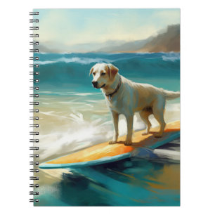 Carnet Peinture de Surf sur Plage de Berger Anatolien