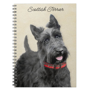 Carnet Peinture écossaise Terrier - Cute Original Chien A