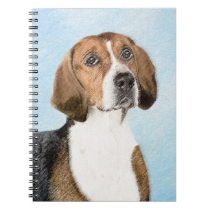 Carnet Peinture Foxhound en anglais - Joli art original c