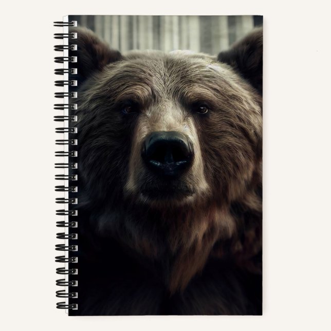 Carnet Peinture grizzli (Recto)