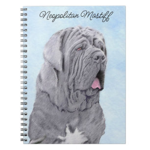 Carnet Peinture Mastiff Neopolitan - Art Chien original