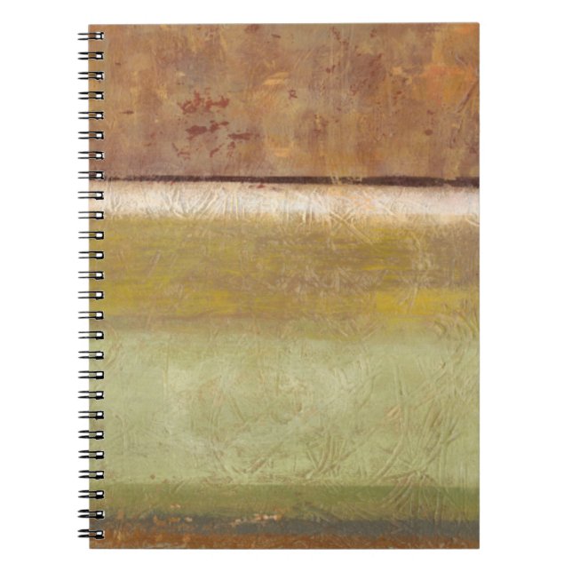 Carnet Peinture moderne dans les tons de terre par Norman (Devant)