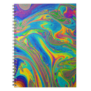 Carnet Peinture multicolore