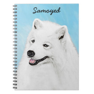 Carnet Peinture Samoyed - Cute Original Chien Art