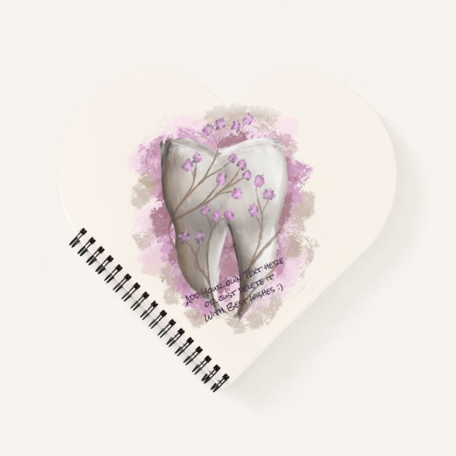 Carnet Peinture sur dents. Dentiste, Modèle adjoint denta (Devant)