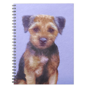 Carnet Peinture sur la frontière de Terrier - jolie art o