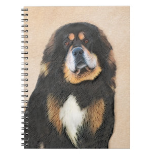 Carnet Peinture Tibétaine Mastiff - Joli art original chi
