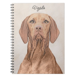 Carnet Peinture Vizsla - Joli art original chien