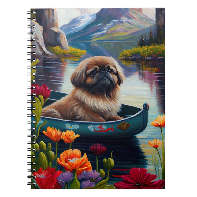 Carnet Pekingese sur une pagaie : une aventure Pittoresqu (Devant)