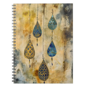 Carnet Pendants suspendus dans un style artistique rappel