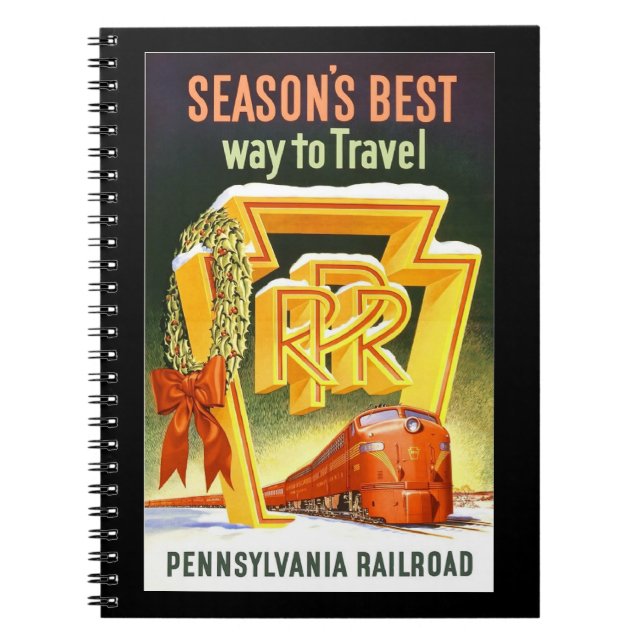Carnet Pennsylvania Railroad, la meilleure façon de voyag (Devant)