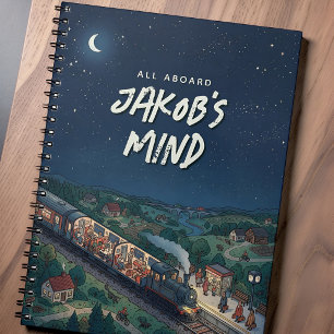 Carnet Pensée personnalisée Train de nuit à bord