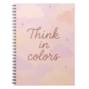 Carnet Pensez en Couleurs – Pastel Esthétique Motivationn