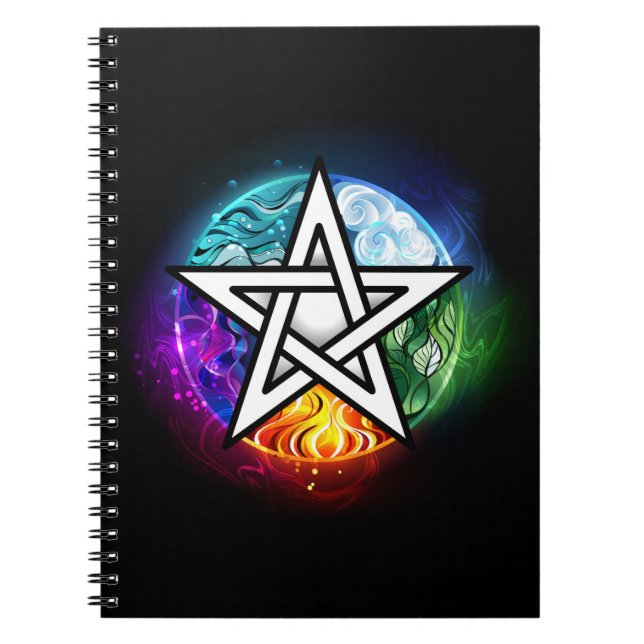 Carnet pentagramme du Wiccan (Devant)