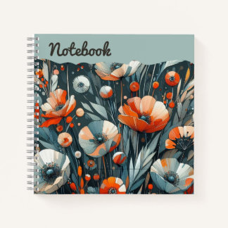 Carnet Pépites de Crimson et Gris Fumé à la main