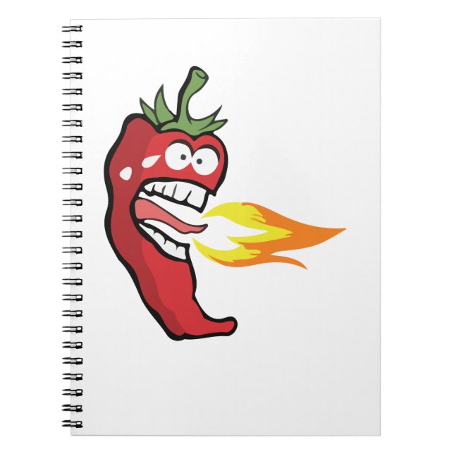 Carnet Pepper de chou rouge chaud (Devant)