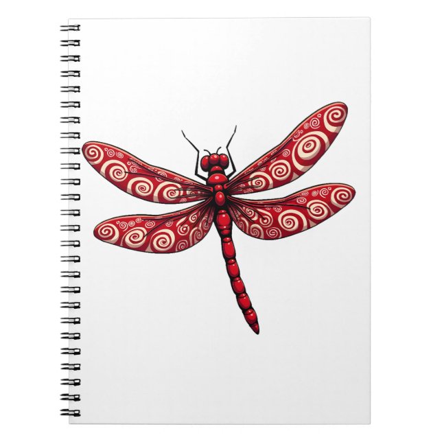 Carnet Peppermint dragonfly (Devant)
