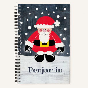 Carnet Père mignon personnalisé Noël Père Noël Père Noël