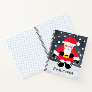 Carnet Père mignon personnalisé Noël Père Noël Père Noël