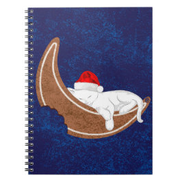 Carnet Père Noël Kitty et la lune de pain d'épices