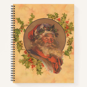 Carnet Père Noël Leyendecker Antique Victorien