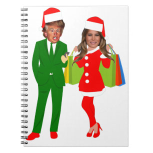Carnet père Noël trump melania