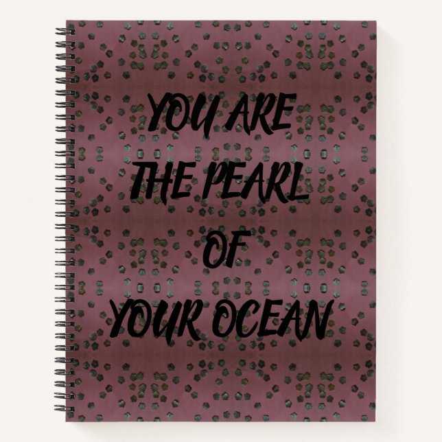 Carnet Perle de votre océan (Devant)