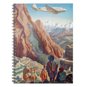 Carnet Pérou vintage des Incas via Pan American Travel