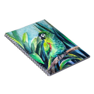 Carnet Perroquet macaw