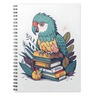 Carnet perroquet mignon 1