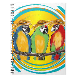 CARNET PERROQUETS DE FÊTE