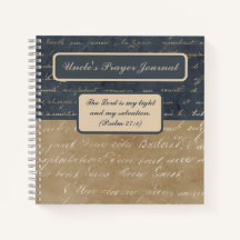 Personalised Notebook - Vintage Script Design