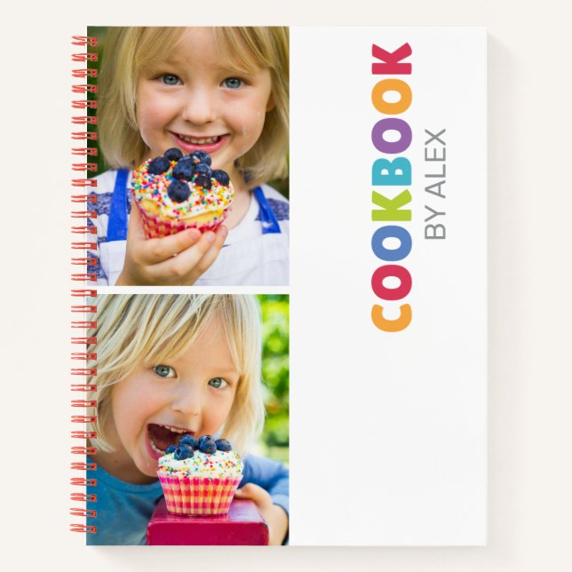 Carnet Personalised Recipe Notebook (Add Your Photo) (Devant)