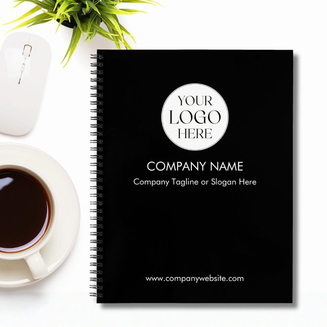Carnet Personalized Company Business Logo Template Black (In situ)