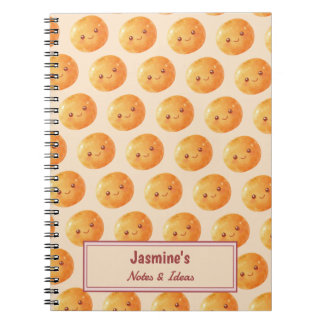 Carnet Personalized Dreams Come True Lucky Orange Pattern