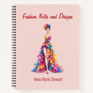 Carnet Personalized Fashion Sketch Book