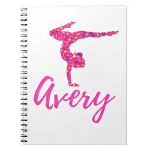 Carnet Personalized Gymnastics Gymnast Name Avery