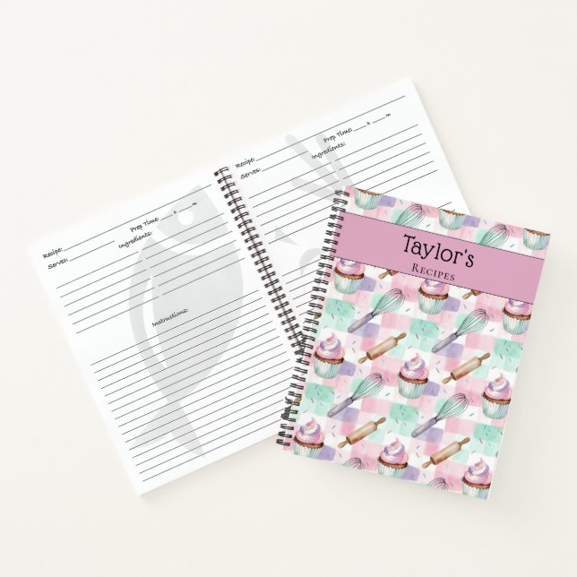 Carnet Personalized Keepsake Recipe Fill-In (Intérieur)