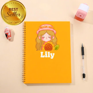 Carnet Personalized Notebook for girls