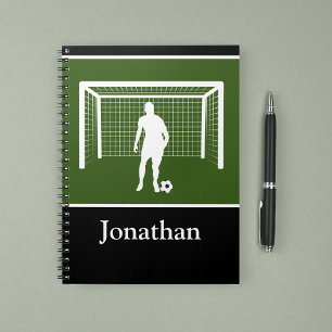Carnet Personalized Soccer Player Coach Goalie Athletic