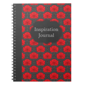Carnet Personnalisable Art Nouveau Floral