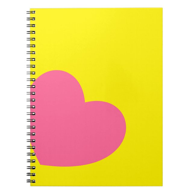 Carnet personnalisable de coeur pendant des années (Devant)