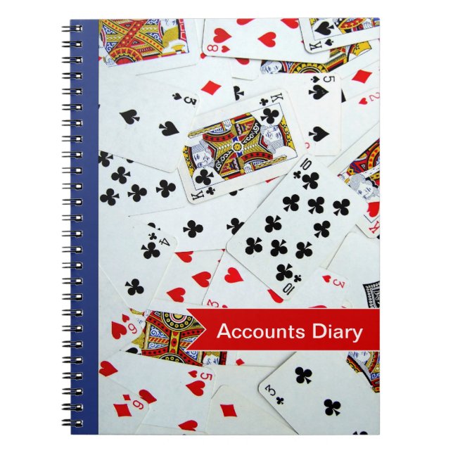 Carnet personnalisable de jeux de cartes de jeu (Devant)