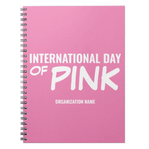 Carnet Personnalisable Journée internationale du rose