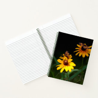 Carnet personnalisable Papillons et Fleurs sauvage