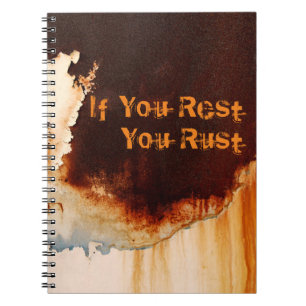 Carnet Personnalisable Rust Art Cool Amusant unique