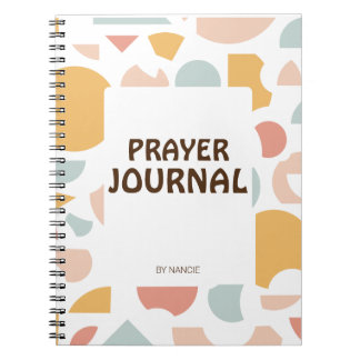 Carnet Personnalisation du nom du journal de prièr