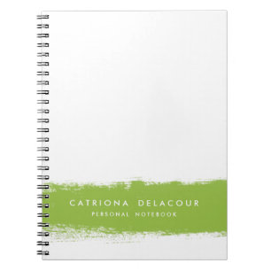 Carnet personnalisé Abstrait à l'aquarelle