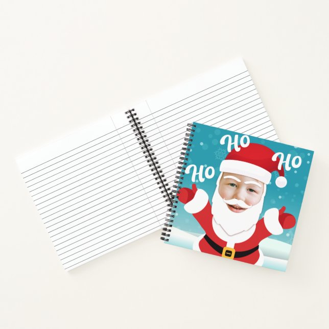 Carnet Personnalisé Ajouter votre propre photo Noël (Intérieur)